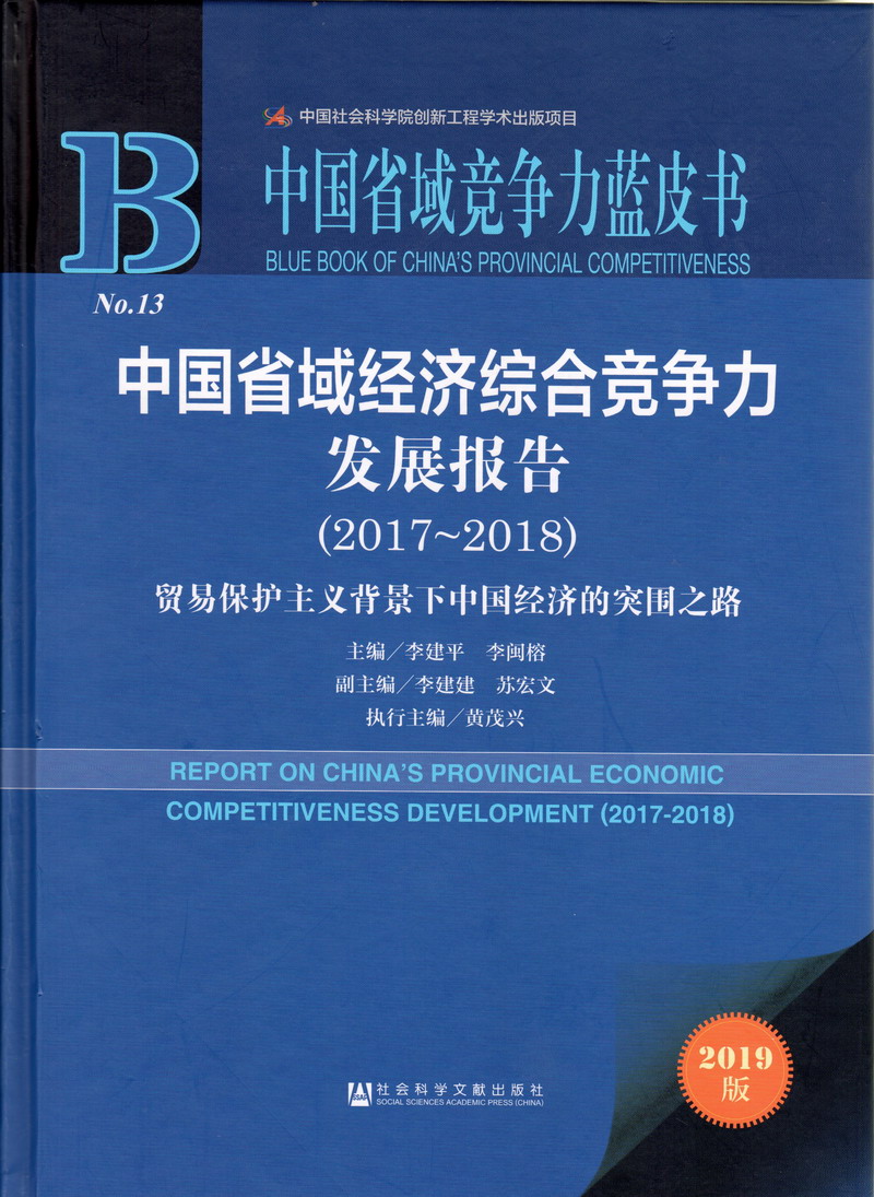 日本超骚逼中国省域经济综合竞争力发展报告（2017-2018）